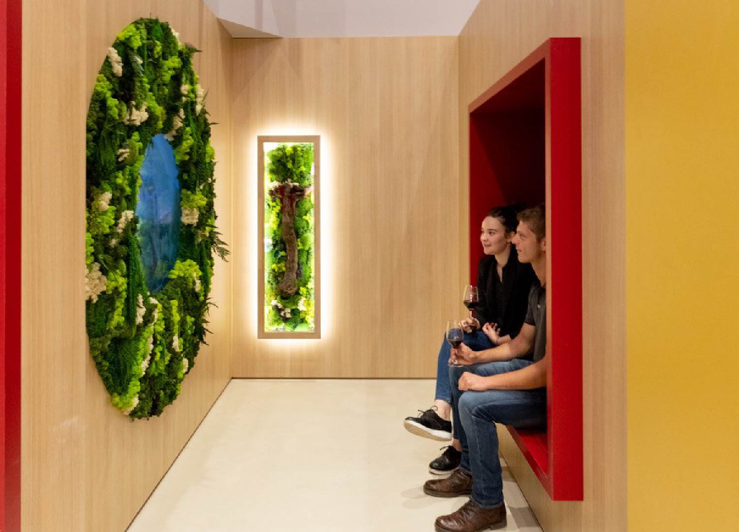 boutique scénographiée et dégustation