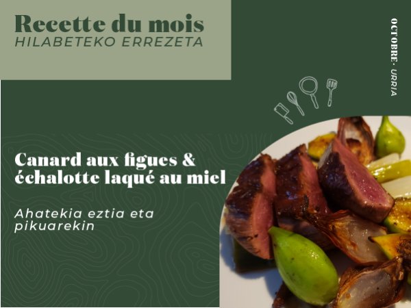 La recette du mois – Octobre 2024 