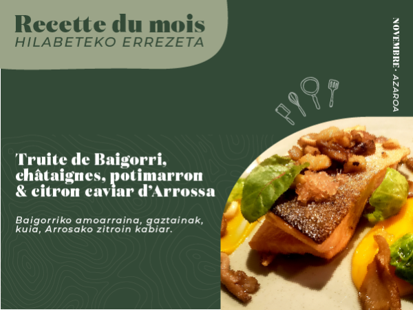 La recette de mois - Novembre 2024